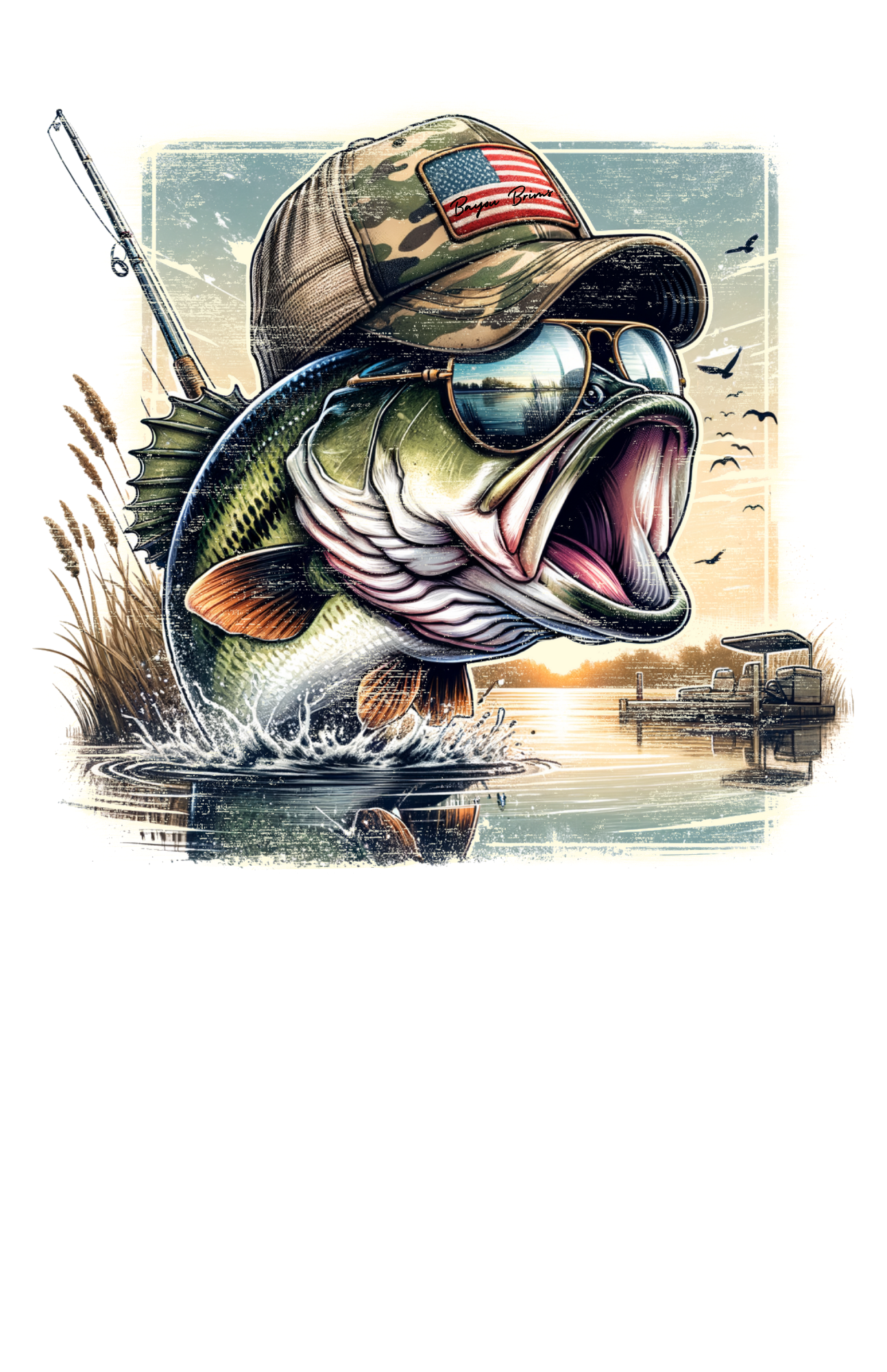 Geaux Fishing Tshirt