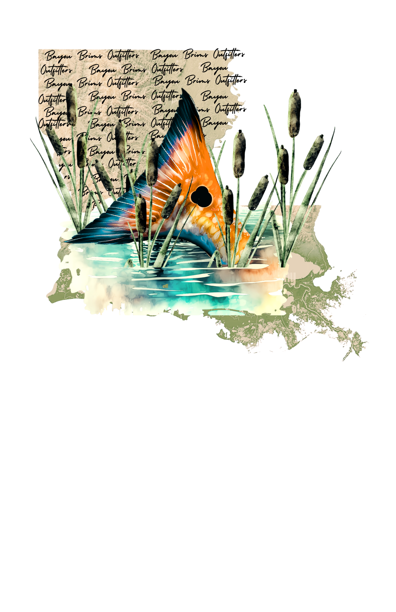 Louisiana Red Fish Tshirt