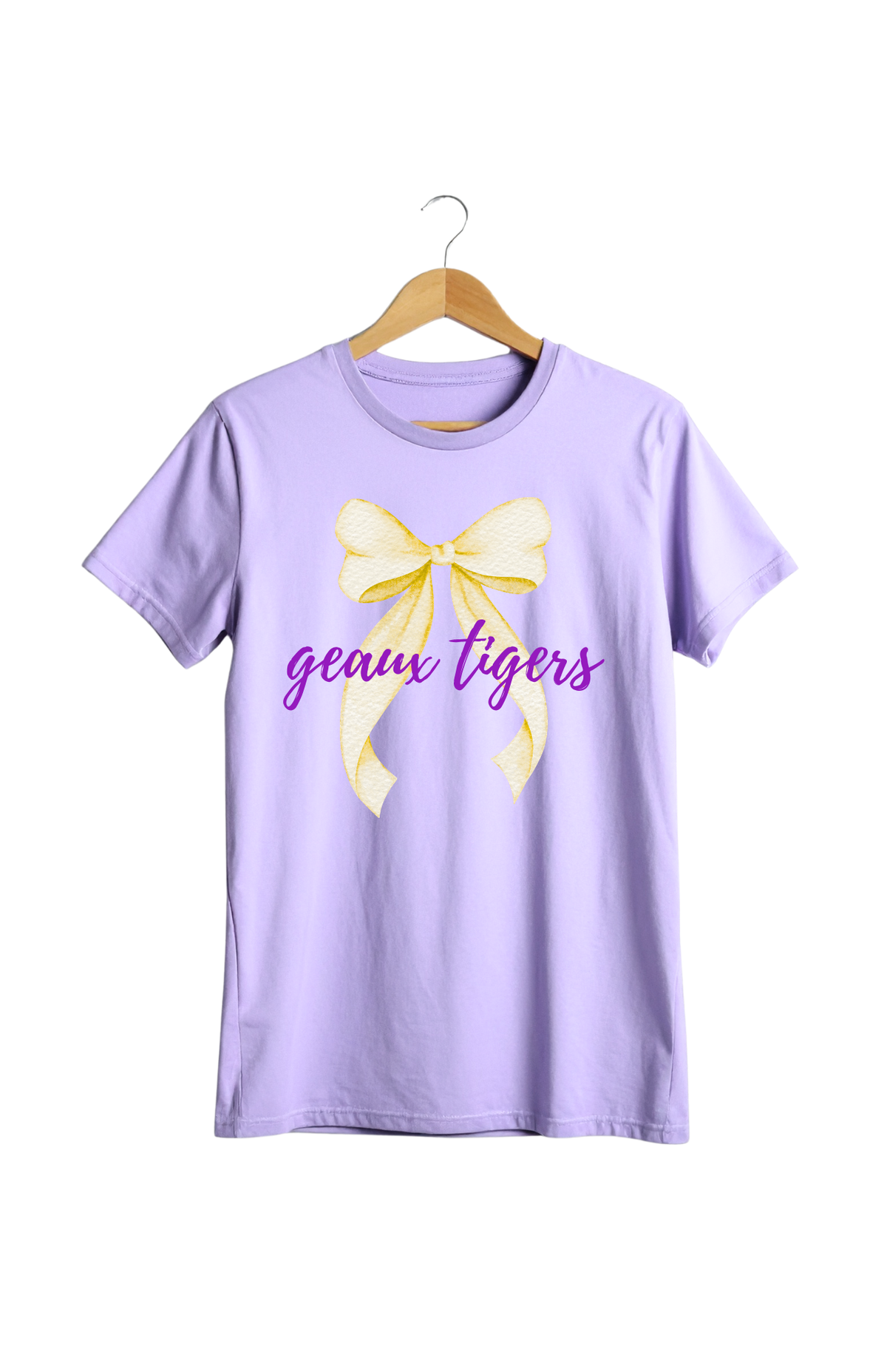 Geaux Tigers Bow for Adult Tshirt