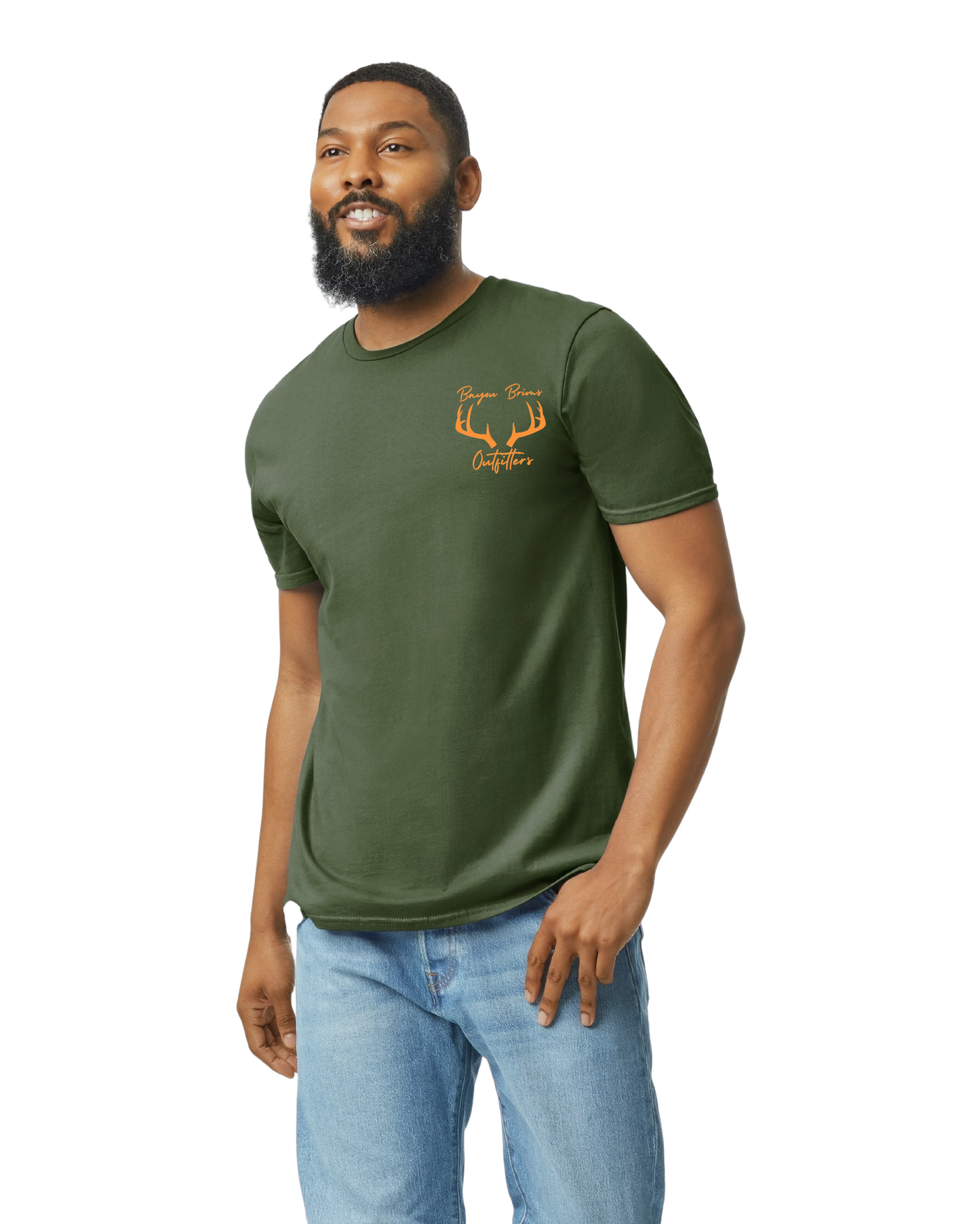 Deer with American Flag Tshirt