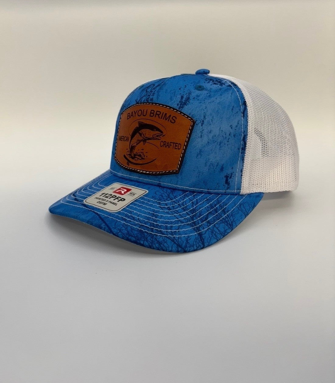 Bayou Brims Fishing Leather Patch Hat