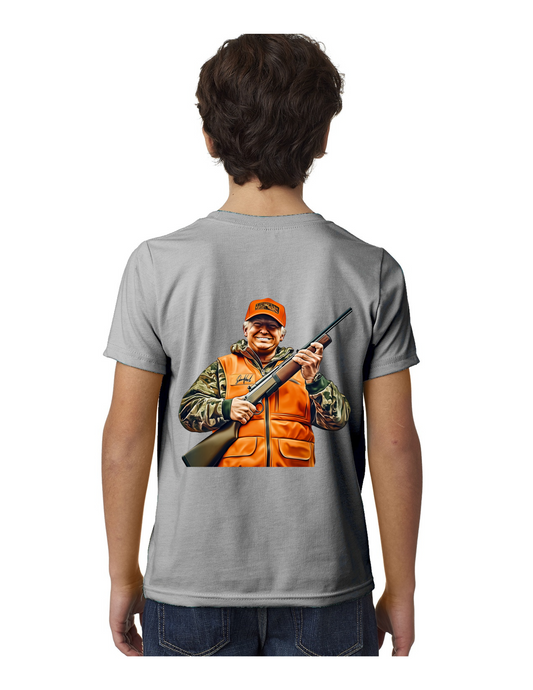 Trump Hunting Tshirt for Kids