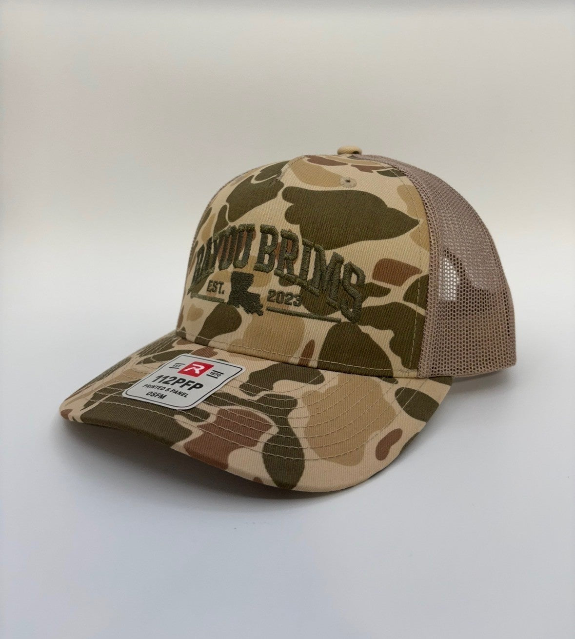 Bayou Brims Embroidered Harvest Duck Camo Hat