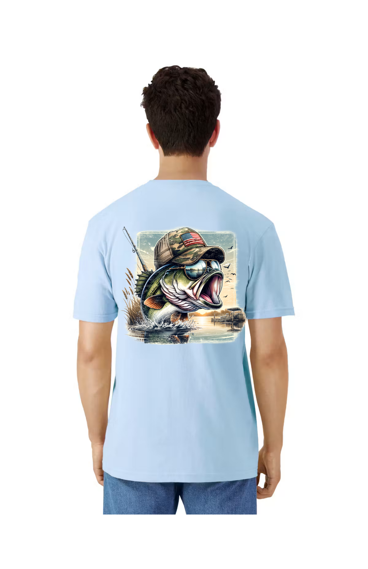 Geaux Fishing Adult Tshirt