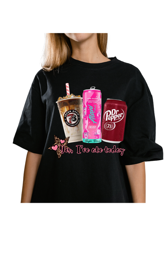 Yes I Ate Today Adult Tshirt
